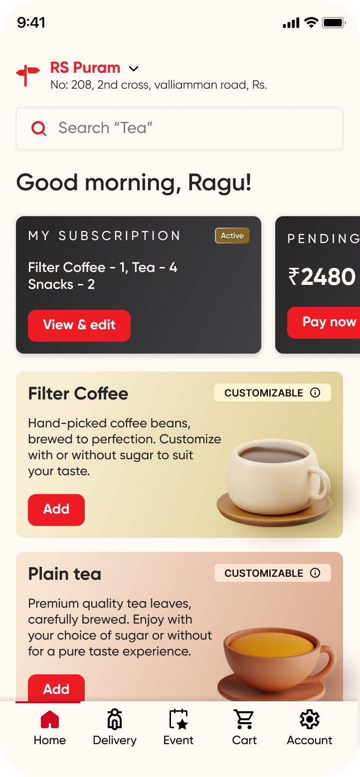 Cup Time Mobile App
